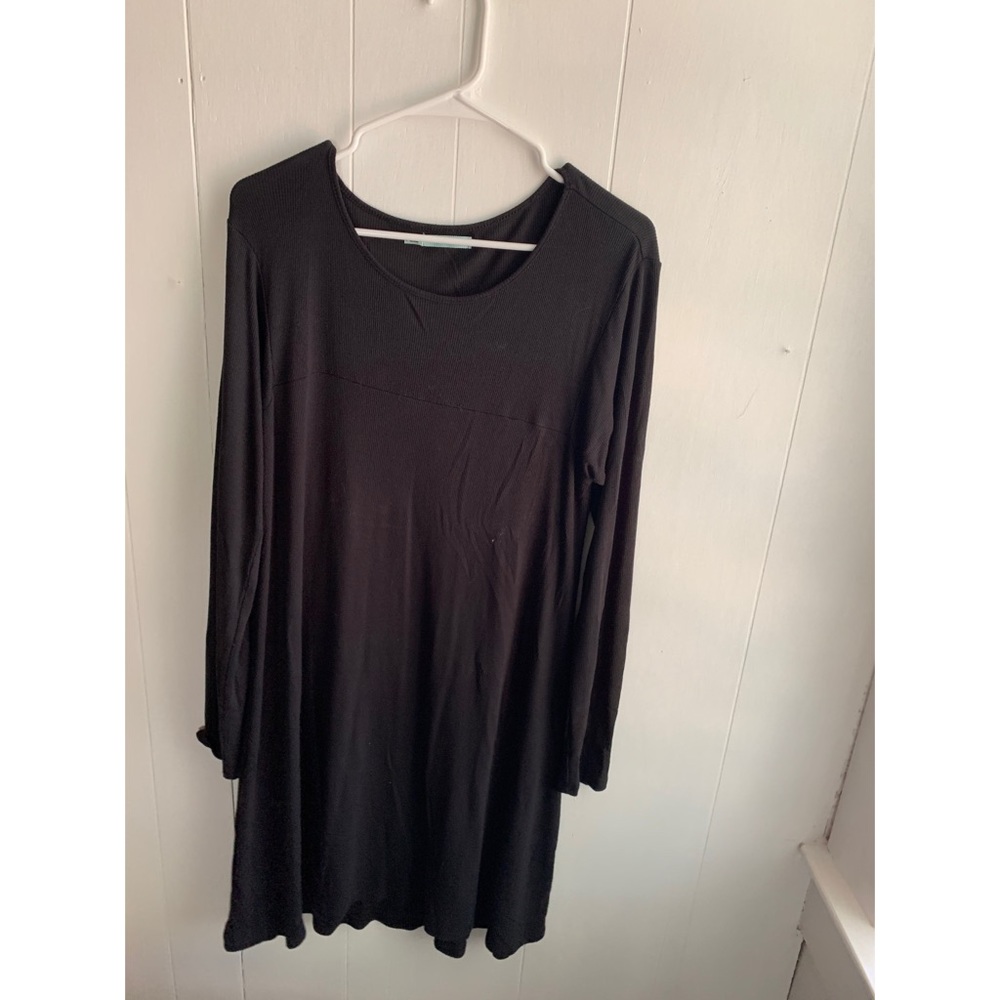 Long Sleeve Ribbed Dress